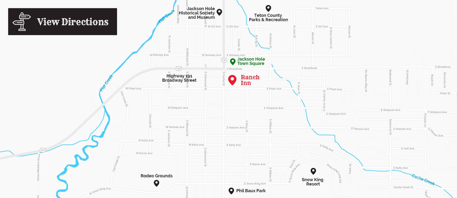 Ranch Inn Map